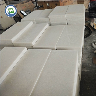 China Snow White Marble Tiles French Pattern Paving Stone