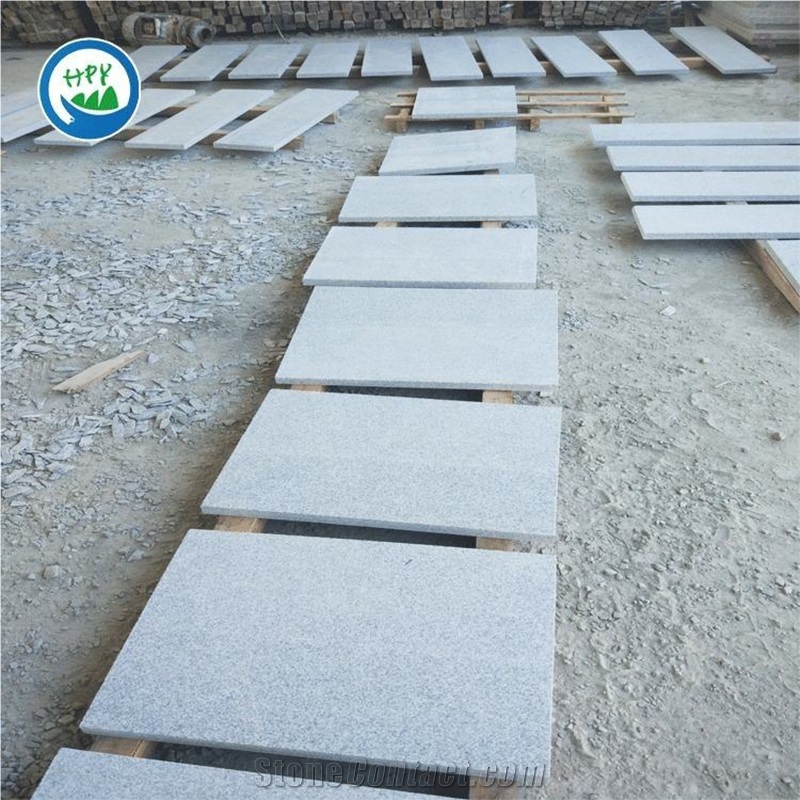 Chinese G603 24X24 2Cm Thickness Granite Stone Flamed Tiles