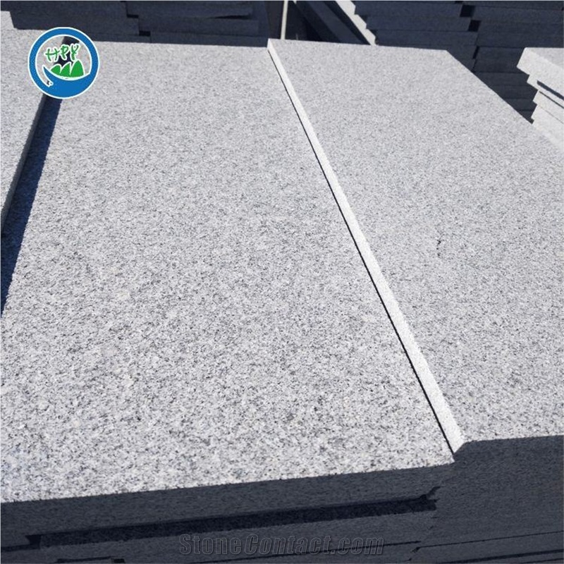 Chinese G603 24X24 2Cm Thickness Granite Stone Flamed Tiles