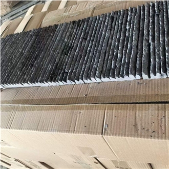Dark Slate Stone Wall Cladding Panels Tiles For Fountain