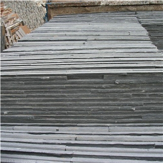 Dark Slate Stone Wall Cladding Panels Tiles For Fountain