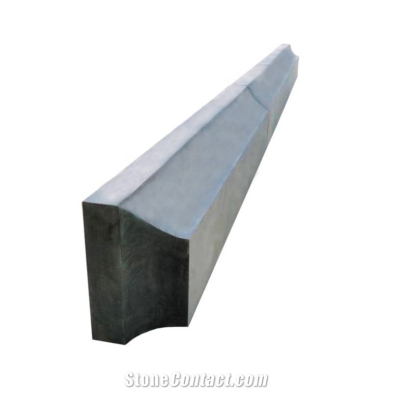Exterior Blue Limestone Capstone Courtyard Wall Coping Stone