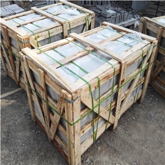 Exterior Blue Limestone Capstone Courtyard Wall Coping Stone