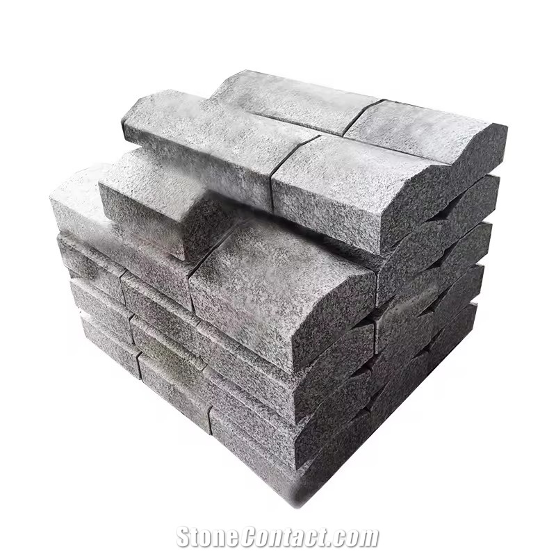 Factory Wholesale Granite Road Kerb Stone M Style Curbstone