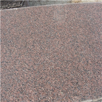 G352 Red Polished Slabs Granite Walkway Pavers Floor Tiles