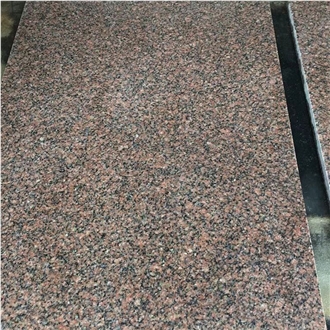 G352 Red Polished Slabs Granite Walkway Pavers Floor Tiles