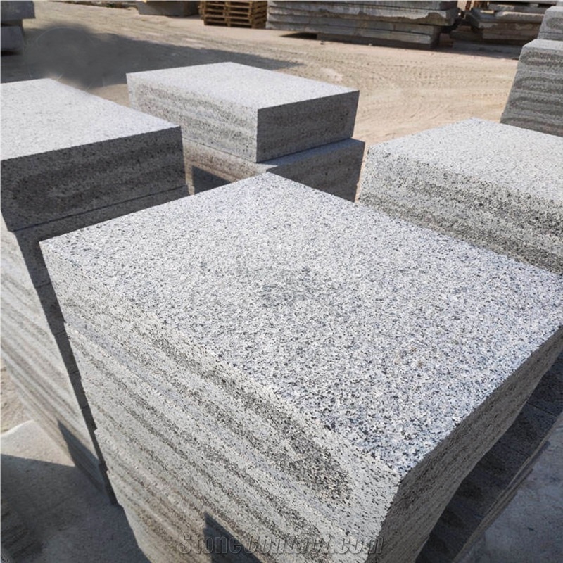 Garden Medium Grey Thick Granite Paving Stone Tiles