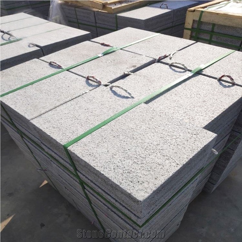 Garden Medium Grey Thick Granite Paving Stone Tiles