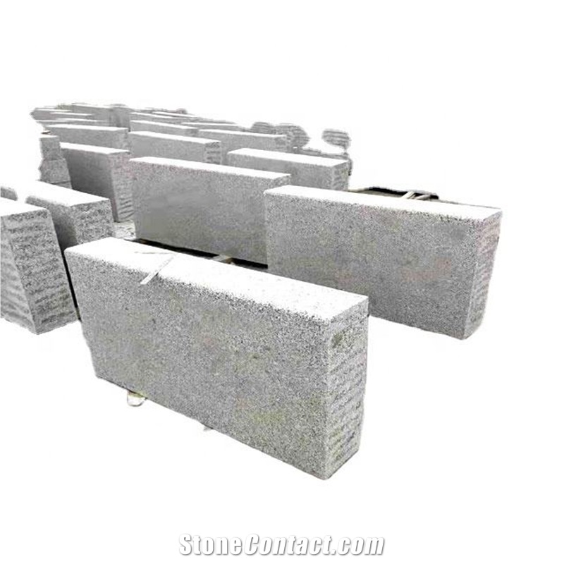 High Quality Flamed Finished G603 Grey Granite Curbstone