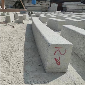 High Quality Flamed Finished G603 Grey Granite Curbstone