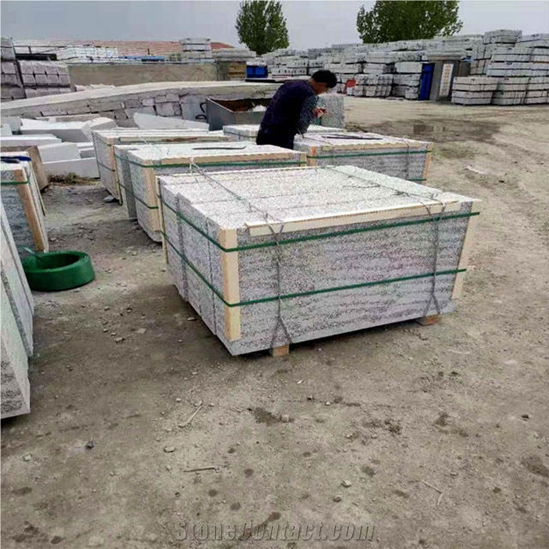 High Quality Flamed Finished G603 Grey Granite Curbstone