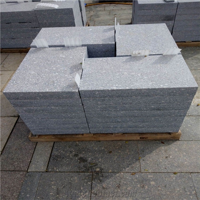 Honed Grey Granite Thick Paver G375 Pavement Tiles