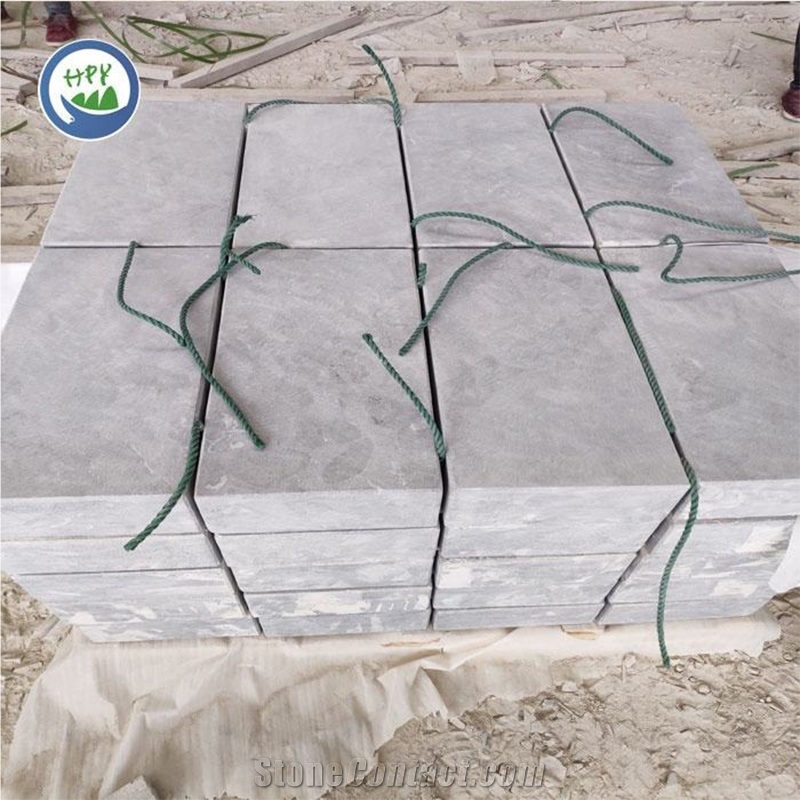 Luxury Swimming Pool Coping Stone - Blue Limestone Pool Deck Tiles