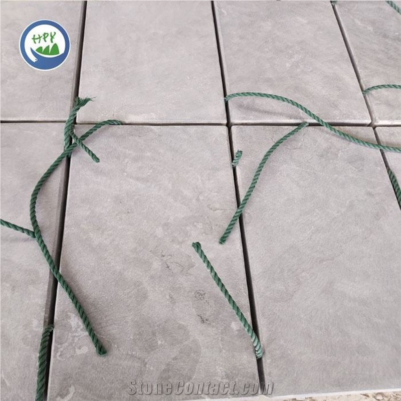Luxury Swimming Pool Coping Stone - Blue Limestone Pool Deck Tiles