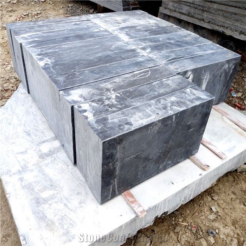 Luxury Swimming Pool Coping Stone - Blue Limestone Pool Deck Tiles