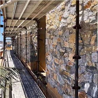 Multicolor Spallite Slate Split Wall
