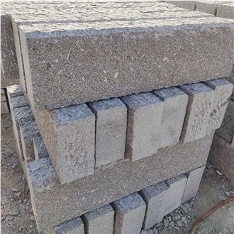 Natural Cheap All Split Grey Granite Curbstone For Sale