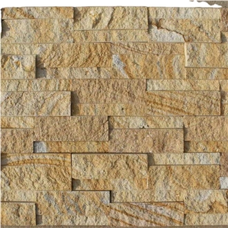 Natural Yellow Sandstone Garden Floor Anti Slip Paving Stone