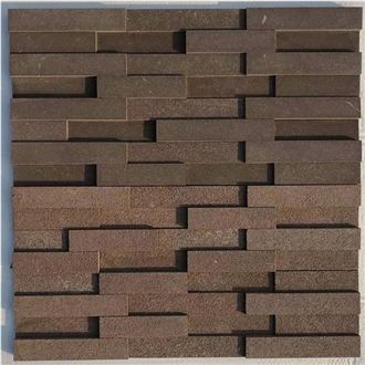 Purple Sandstone Culture Stone For Wall Cladding Veneer