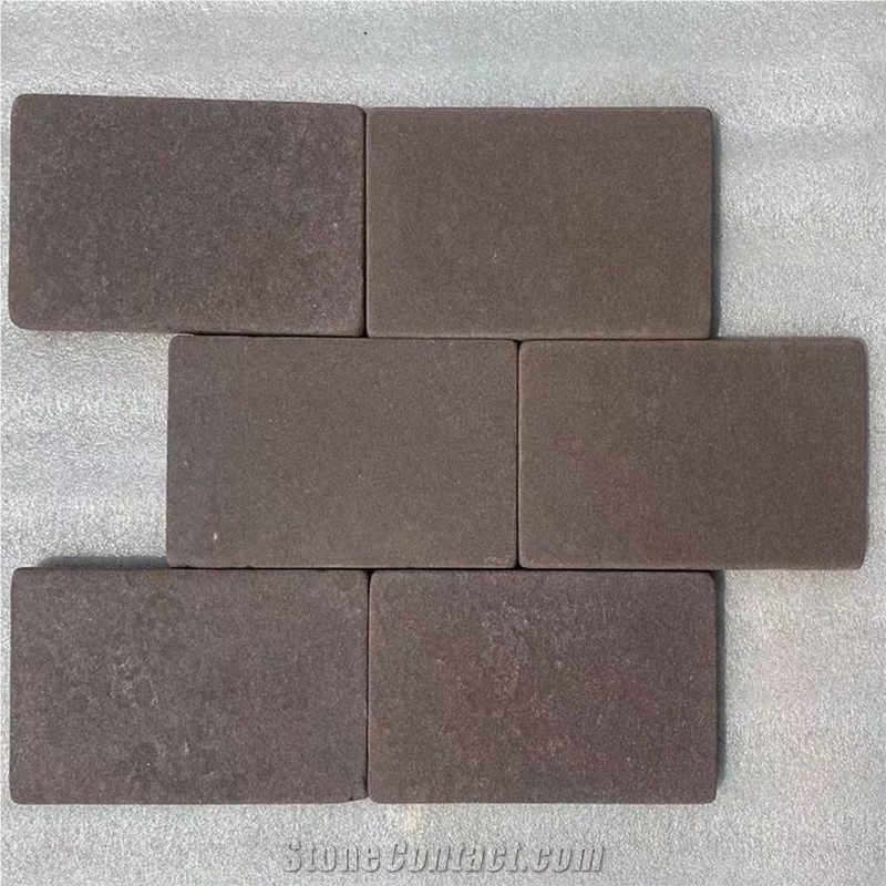 Purple Sandstone Culture Stone For Wall Cladding Veneer