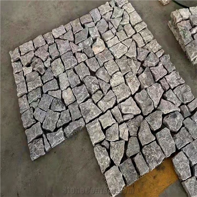 Shandong Blue Stone Floor Mosaic Tiles
