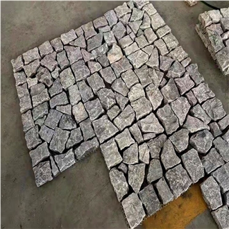Shandong Blue Stone Floor Mosaic Tiles