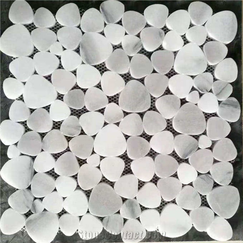 White Marble Pool Deck Copings For Swimming Surrounding