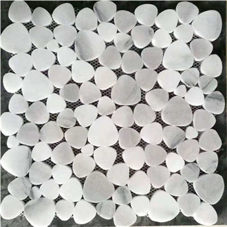 White Marble Pool Deck Copings For Swimming Surrounding