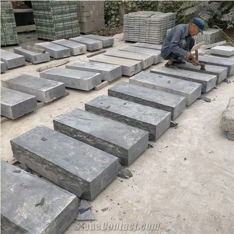 Wholesale China Luxury Blue Limestone Steps