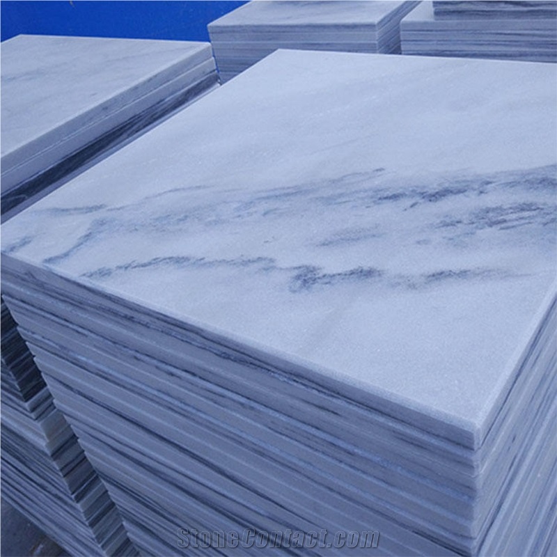 Wholesale Cloudy Grey-White Square Marble Wall Tiles