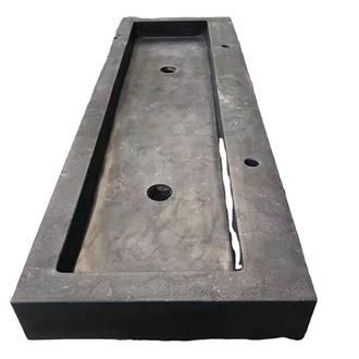 Wholesale Natural Blue Limestone Honed Rectangle Double Sink