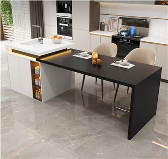 Integrated Sintered Stone Kitchen Island Tops