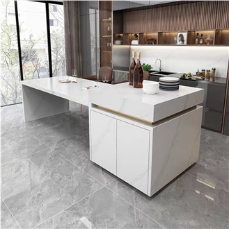 Integrated Sintered Stone Kitchen Island Tops