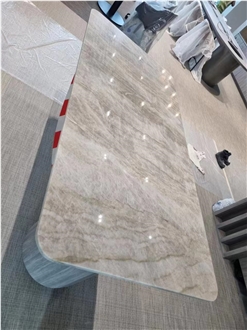 YDSTONE Natural White Victoria Falls Quartzite Slab Tiles