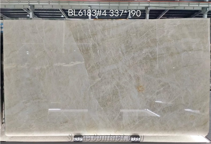 YDSTONE Natural White Victoria Falls Quartzite Slab Tiles