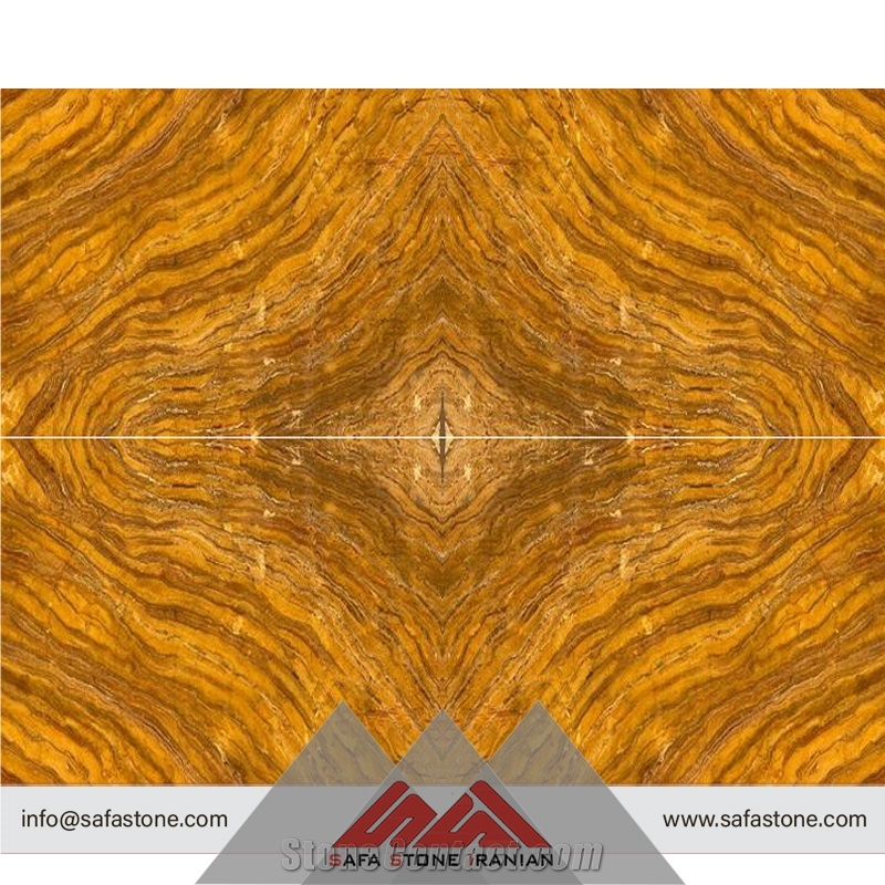 Iran Yellow Travertine Slabs