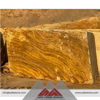 Iran Yellow Travertine Slabs
