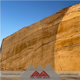 Iran Yellow Travertine Slabs
