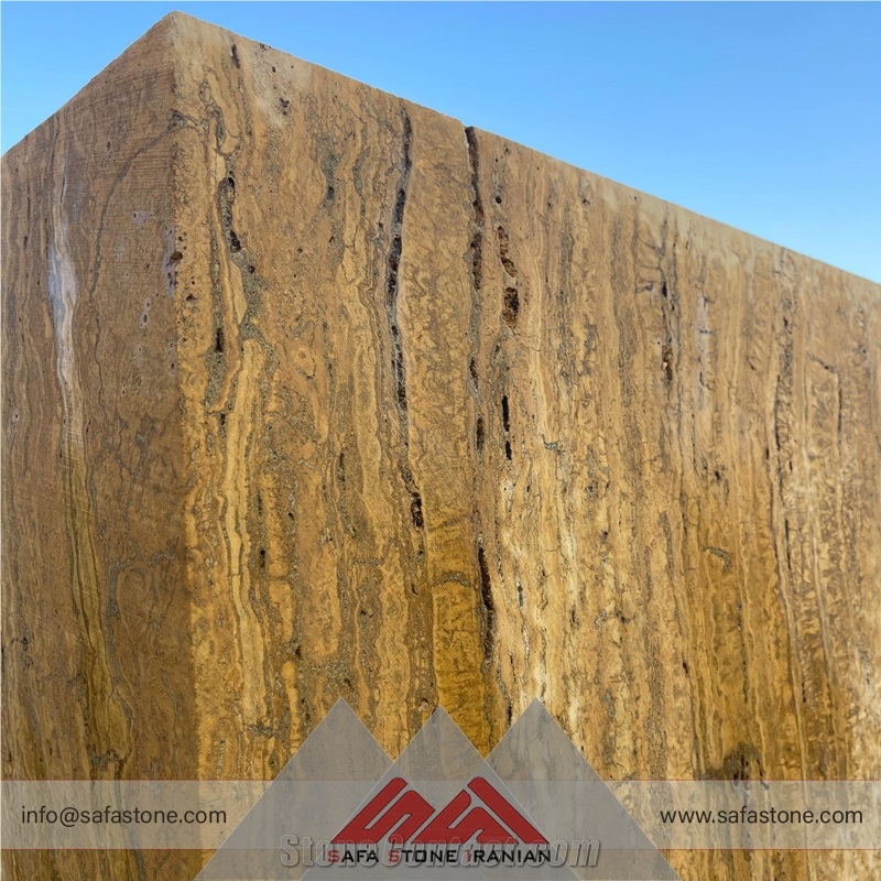 Iran Yellow Travertine Slabs