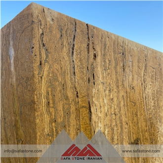 Iran Yellow Travertine Slabs