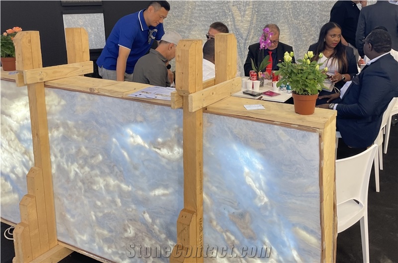 Atlantic Blue Marble Slabs