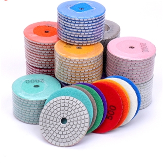 100Mm Wet Flexible Polishing Pads Abrasive Polishing Pads