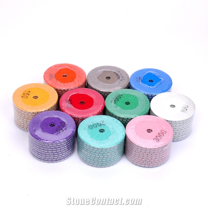 100Mm Wet Flexible Polishing Pads Abrasive Polishing Pads