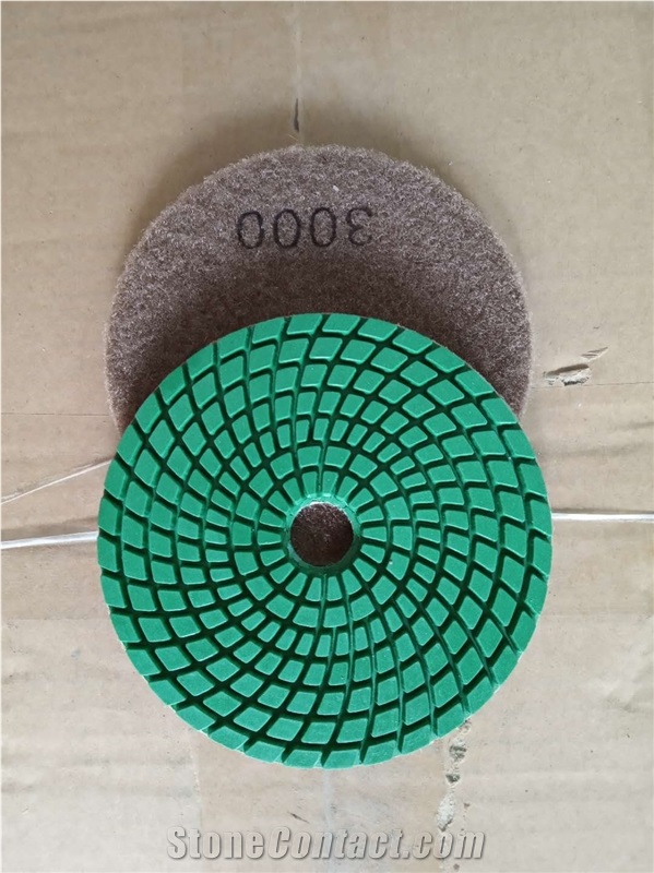 100Mm Wet Flexible Polishing Pads Abrasive Polishing Pads