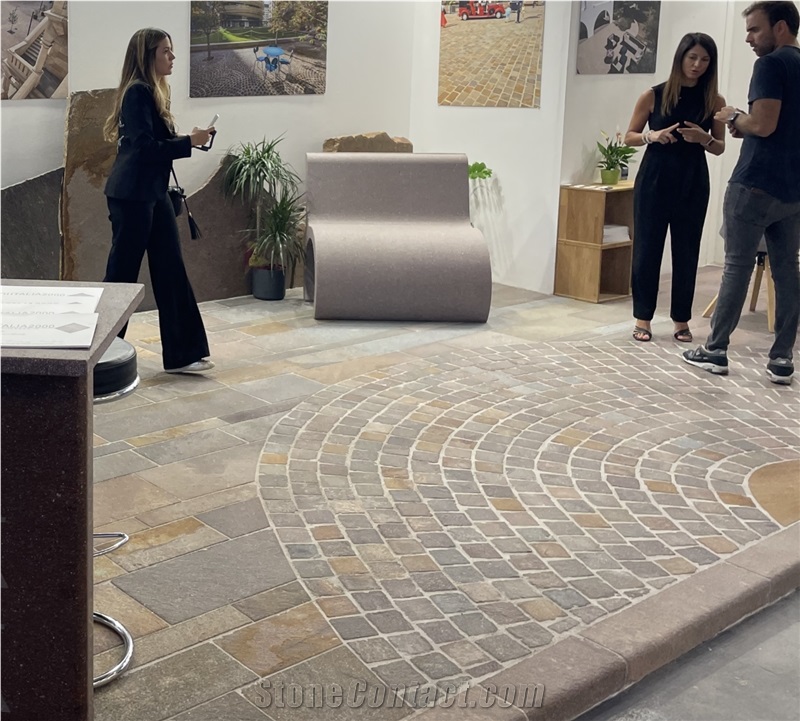 Porfido Trentino Split Cobble Stone And Pavers