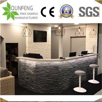 Jiujiang Antacid Black Split Slate Z Wall Cladding Panels
