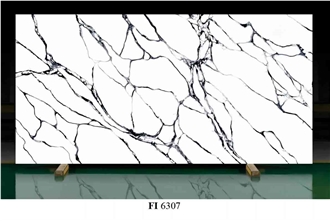 Artifical Artificial Stone Slabs Calacatta Polished Surface