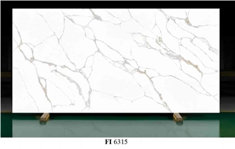 Artifical Artificial Stone Slabs Calacatta Polished Surface