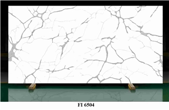 Artifical Artificial Stone Slabs Calacatta Polished Surface