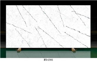 Artificial Calacatta Quartz Slab And Tiles